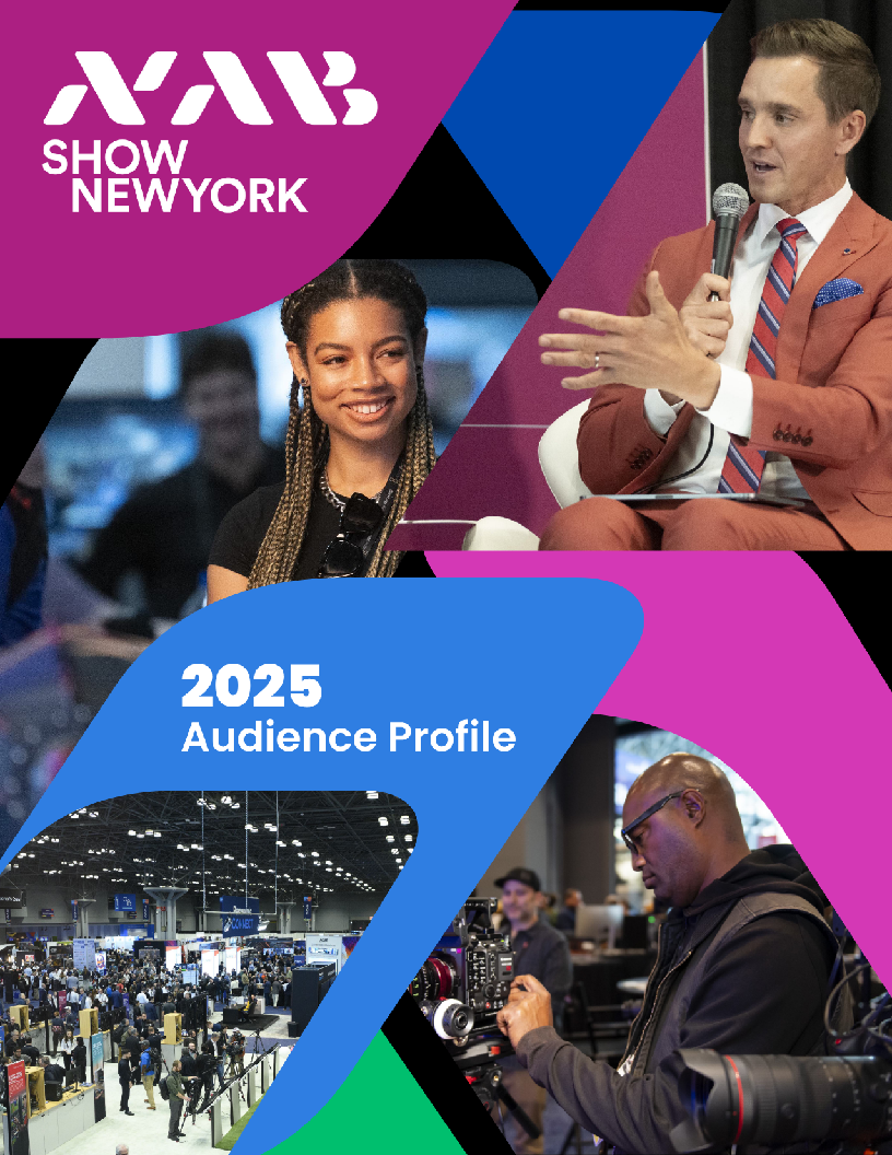 Cover page of the 2025 NAB Show New York Audience Profile documnet