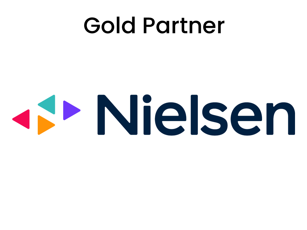 Nielsen logo + "gold partner" denotation