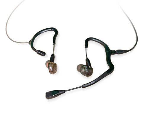 EM-i5: Frameless Headset for Integrated Microphone and In-Ear Monitoring