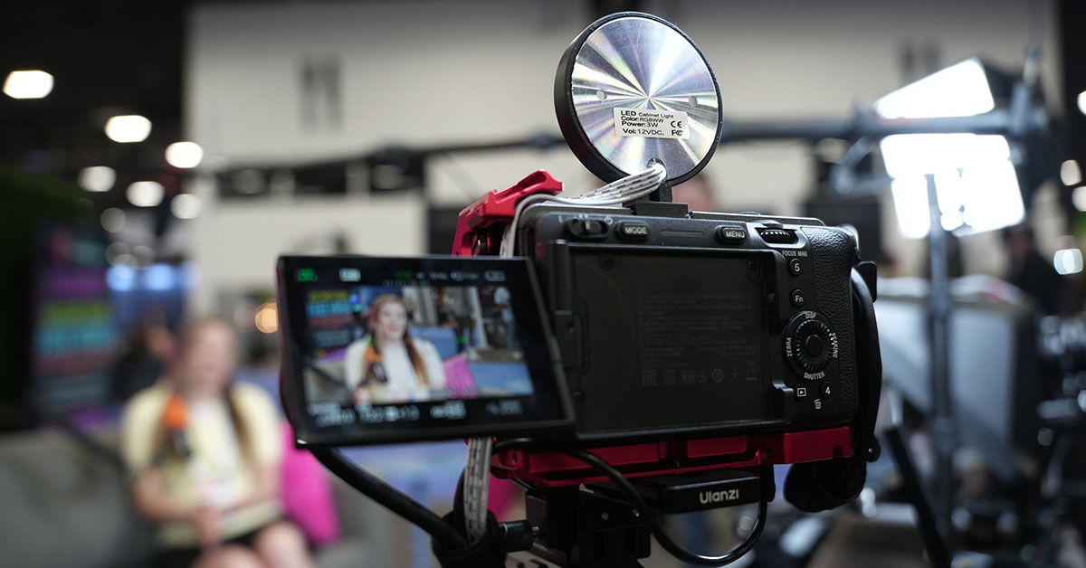 Creator economy demo at NAB Show