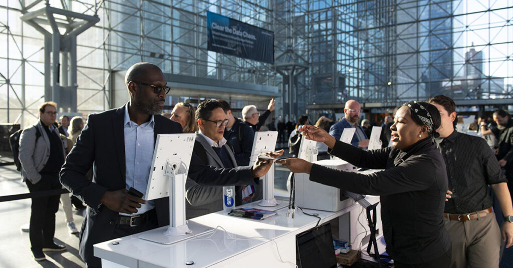 NAB Show New York registration desk