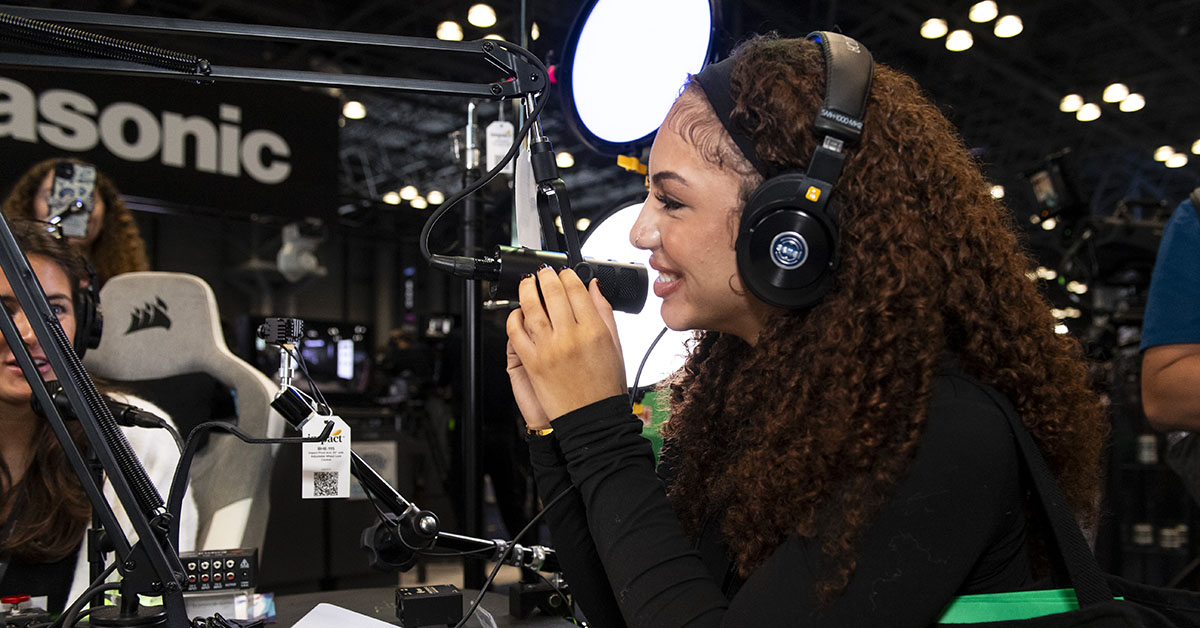 Content creator at NAB Show New York