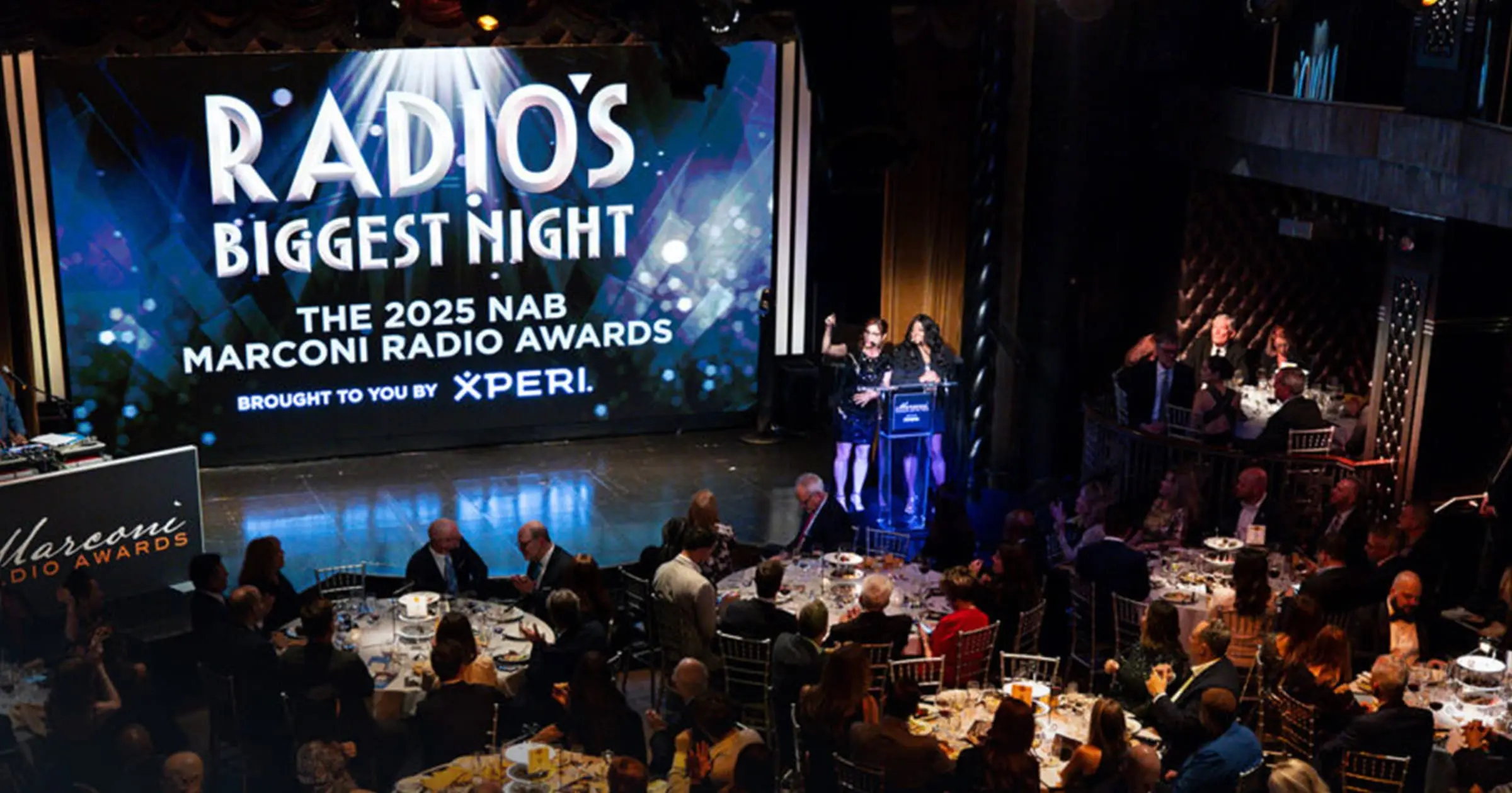 A picture of the NAB Marconi Radio Awards