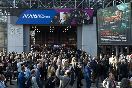 NAB Show New York interior registration hall