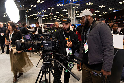 NAB Show New York attendee camera demo
