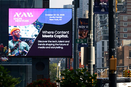 NAB Show New York exterior signage